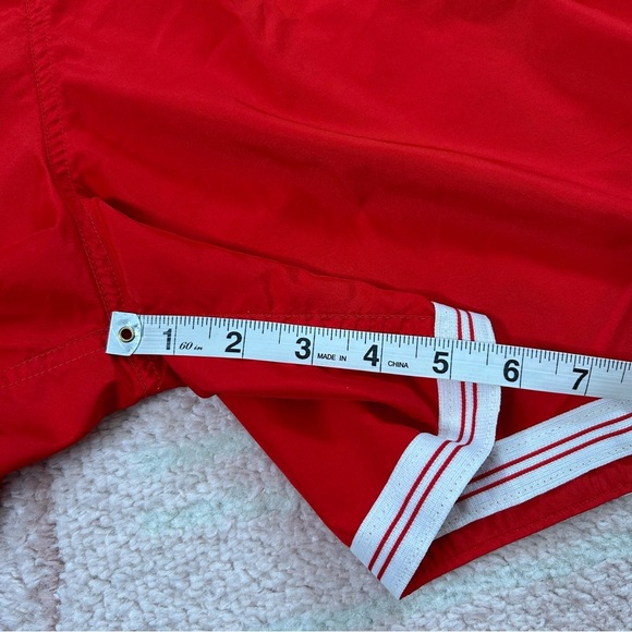 Vintage 90's Nike Men's Red Athletic Basketball Shorts Size Large Athleisure - Picture 7 of 8